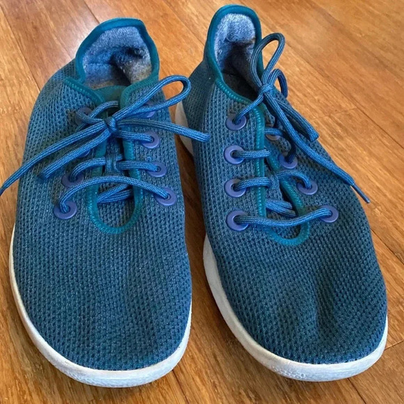 Allbirds men’s teal/blue lace up sneakers - size 12 - great condtion - Picture 2 of 6